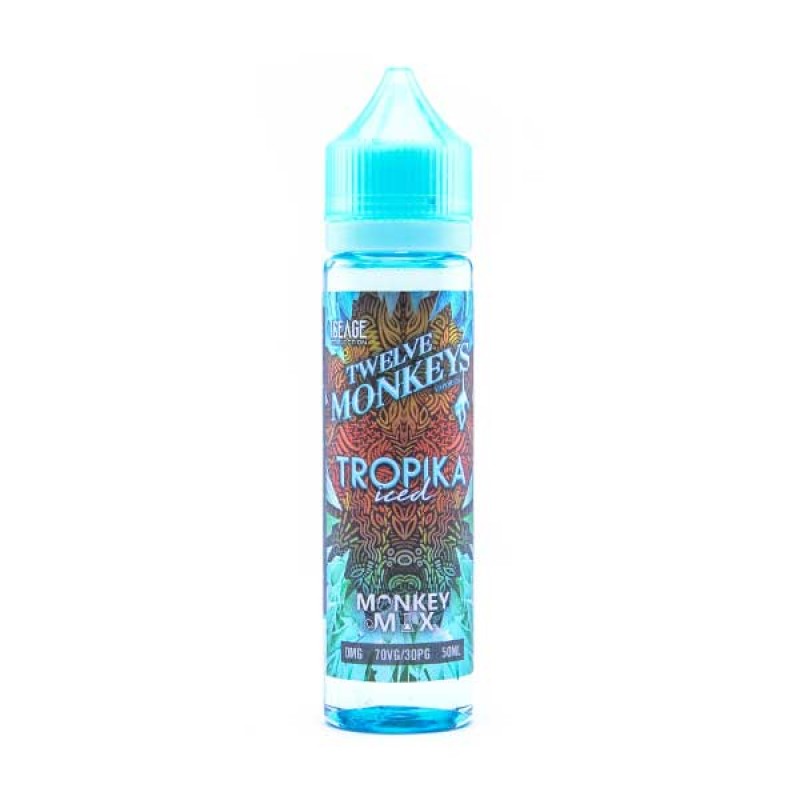 Tropika Iced Shortfill E-Liquid by Twelve Monkeys