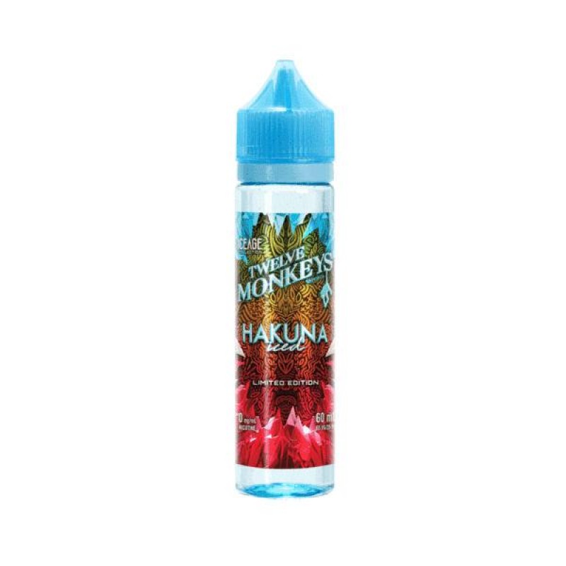 Hakuna Iced Shortfill E-Liquid by Twelve Monkeys