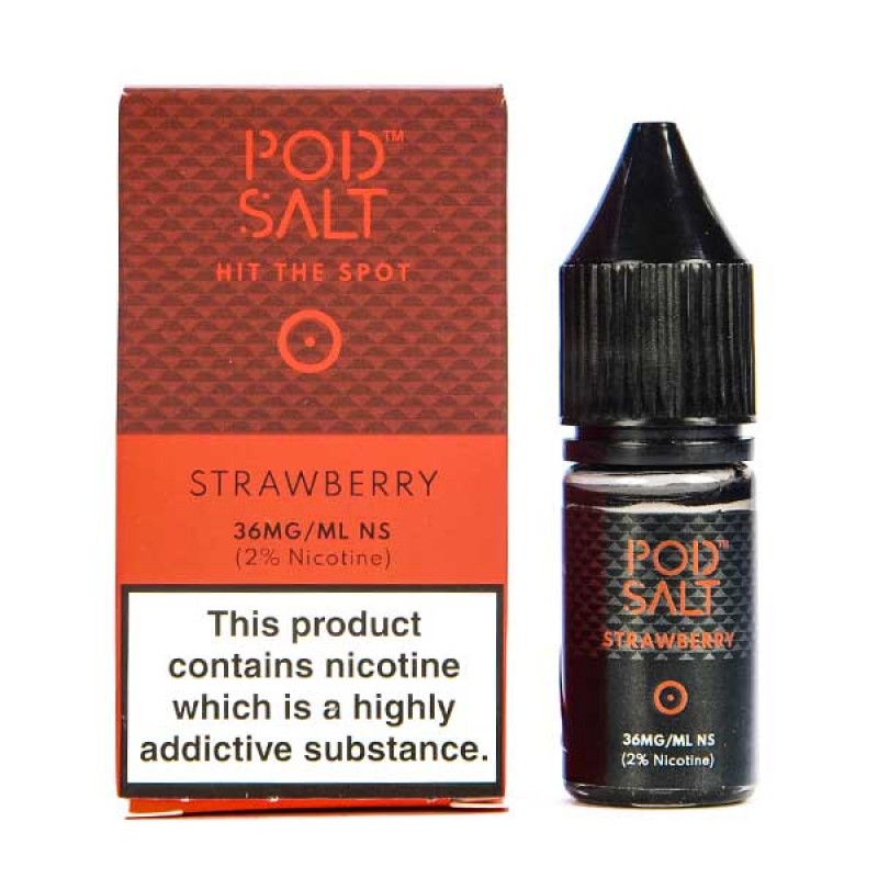 Strawberry Nic Salt E-Liquid by Pod Salt