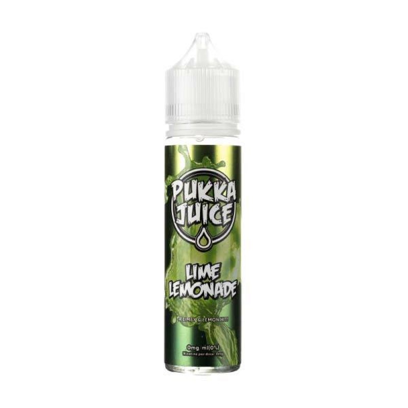 Lime Lemonade Shortfill E-Liquid by Pukka Juice