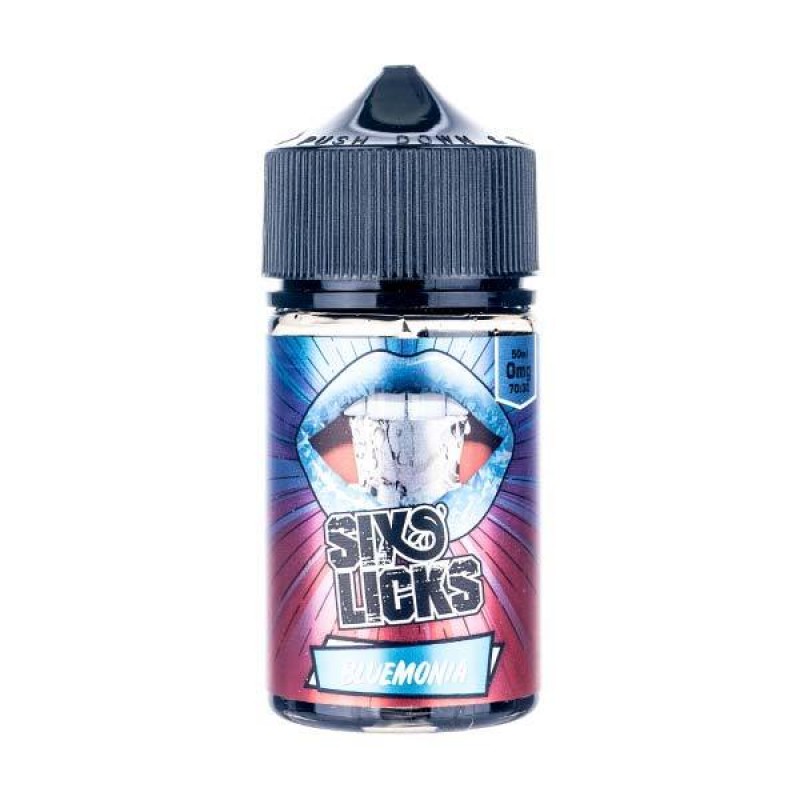 Bluemonia 50ml Shortfill E-Liquid by Six Licks