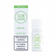 Menthol Nic Salt E-Liquid by Club Juice