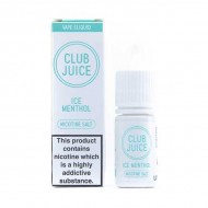 Ice Menthol Nic Salt E-Liquid by Club Juice