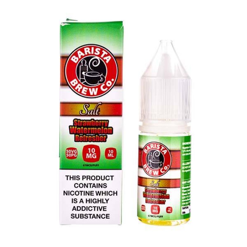 Strawberry Watermelon Refresher Nic Salt E-Liquid ...