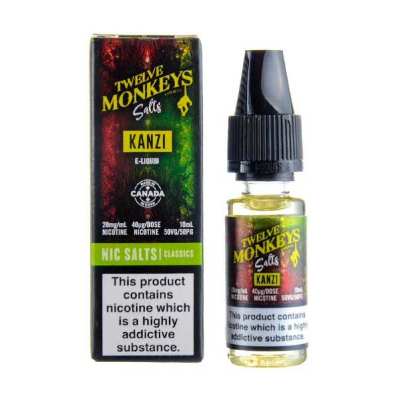 Kanzi Nic Salt E-Liquid by Twelve Monkeys