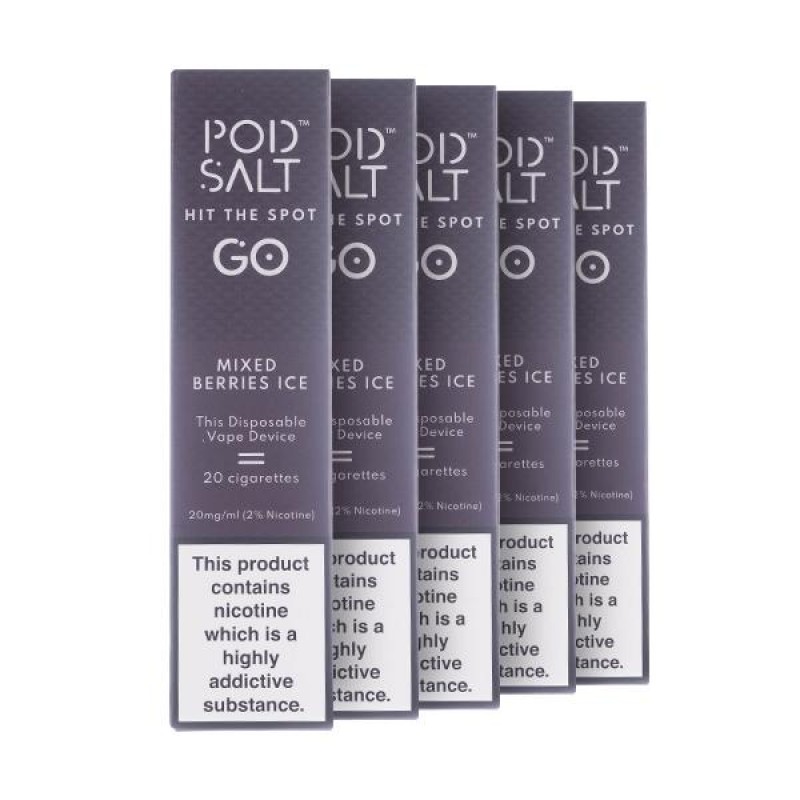 Pod Salt GO Disposable Vape Pen - Pack of 5
