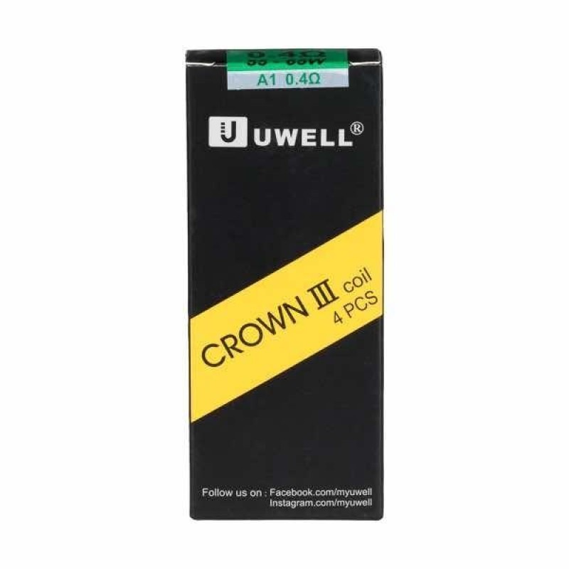 Crown 3 Tank Coils - 4 Pack by Uwell
